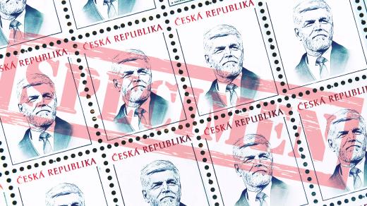 Prezident Petr Pavel na poštovní známce ano, nebo ne? (návrh fiktivní známky)