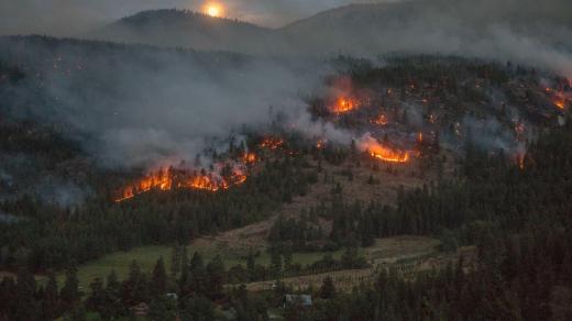 Požár v Californii 2015, Six River National Forest 
