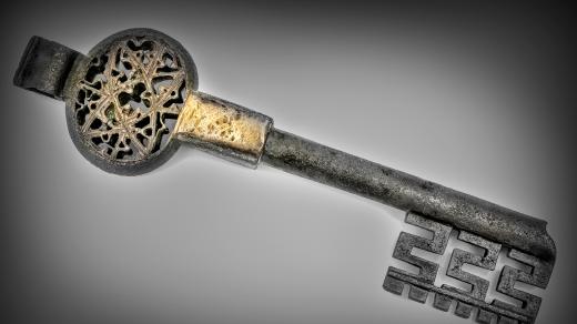 Starobylý klíč je jedním z mála pozůstatků opatovického kláštera