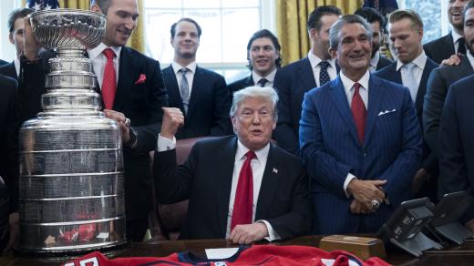 Donald Trump a Stanleyův pohár