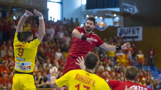 Nešťasný zápas s Makedonií odehráli čeští házenkáři v roce 2016
