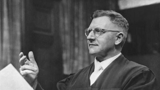 Německý právník Robert Servatius (1894-1983), který obhajoval Adolfa Eichmanna