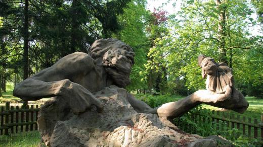 Legendární Šalounův Rýbrcoul (Krakonoš) ve Smetanových sadech je magnetem pro návštěvníky