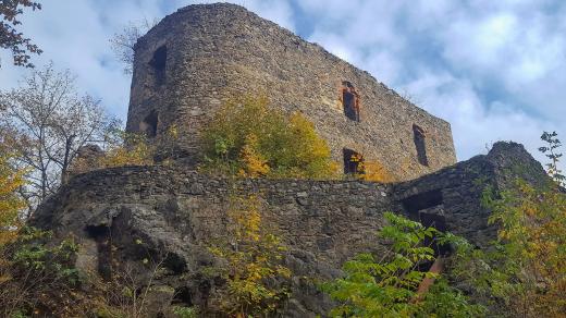 Zřícenina hradu Vlčtejna