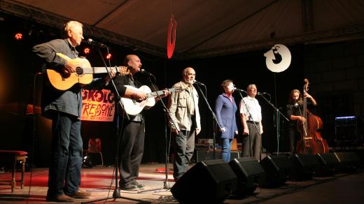 Spirituál kvintet na festivalu Okolo Třeboně v roce 2015