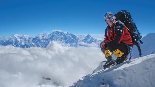 Radek Jaroš na hoře Dhaulagiri v Himálajích
