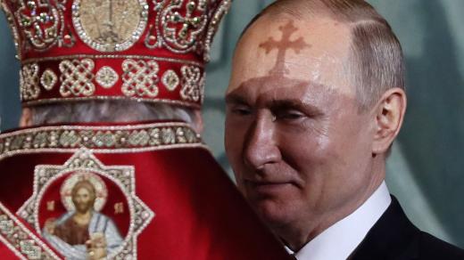Moskevský patriarcha Kirill a ruský prezident Vladimir Putin