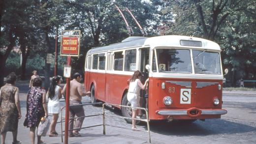 75. výročí trolejbusové dopravy v Hradci Králové