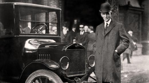 Henry Ford a model T (1921)