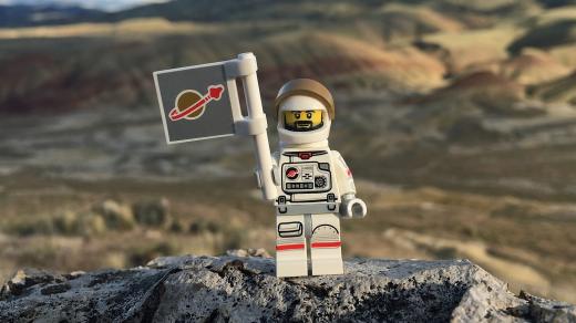 Lego kosmonaut - vesmír