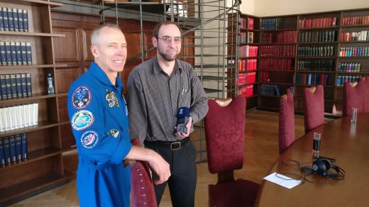 Astronaut Andrew Feustel v rozhovoru pro Český rozhlas