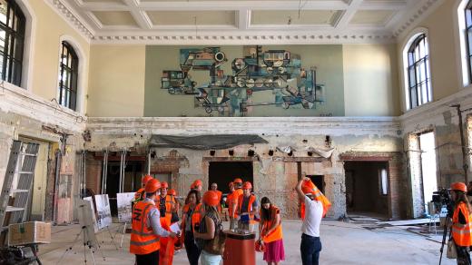 Rozsáhlá oprava památkově chráněné budovy vlakového nádraží v Českých Budějovicích