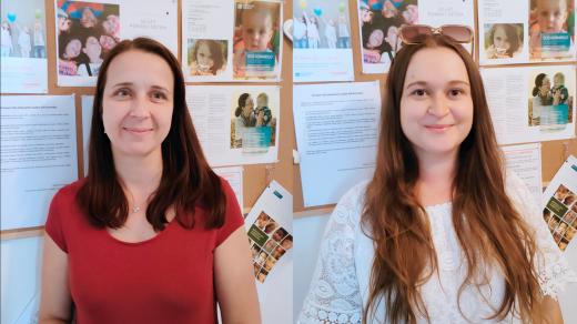 Michaela Poláková a Martina Cisovská