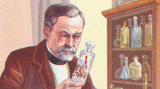Louis Pasteur na známce