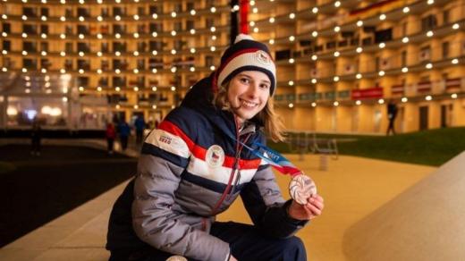 Na Světové olympiádě mládeže v Lausanne získala Štěpánka bronzovou medaili