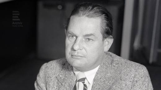 Legionářský spisovatel a rozhlasový popularizátor literatury Josef Kopta (červen 1936)