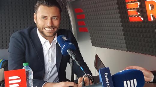 Bývalý hokejový brankář Ondřej Pavelec během rozhovoru pro Radiožurnál