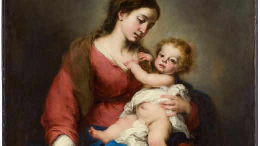 Bartolom Esteban Murillo, Virgin and Child (Santiago Madonna), 1670–1679