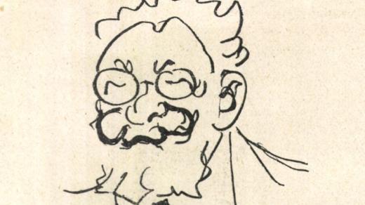 Karikatura Karla Klostermanna v časopise Máj z roku 1909