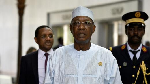 Idriss Déby, čadský prezident, který zemřel minulý týden (Chad's President Idriss Deby)