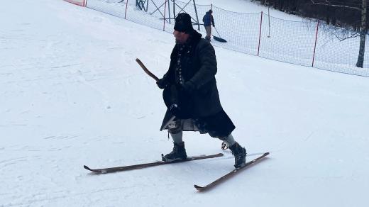 Mistrovství ČR v historickém lyžování v Olešnici v Orlických horách