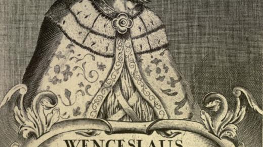 Václav IV. na fiktivním portrétu z doby baroka