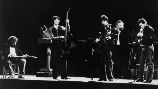 The Band (Richard Manuel, Rick Danko, Robbie Robertson, Garth Hudson a Levon Helm) v roce 1978