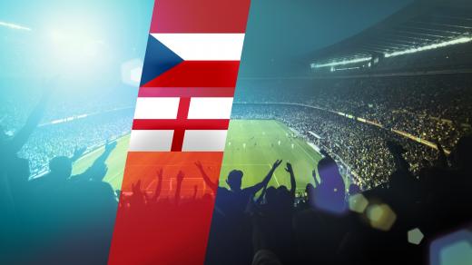 Přímý přenos mistrovství Evropy ve fotbale Česko – Anglie