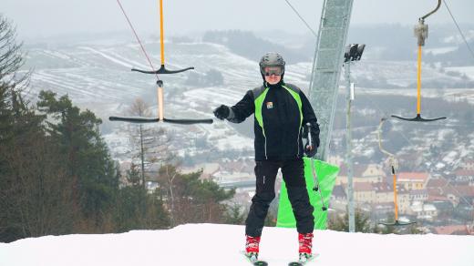 Ski areál Olešnice na Moravě nabízí i krásné výhledy