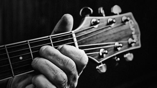 Kytara, blues, hra na kytaru (ilustrační foto)