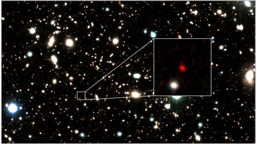 HD1, jedna z prvních galaxií po velkém třesku