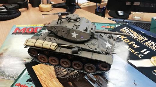 Tank, model od Františka Khora