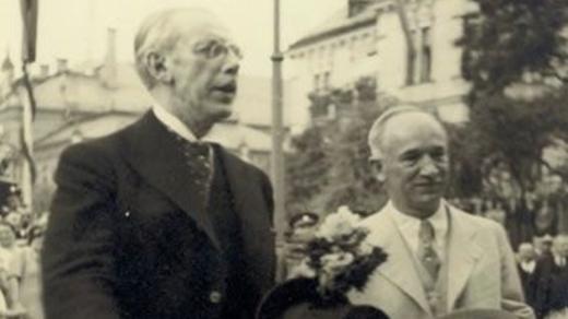 Karl Kostka s Edvardem Benešem