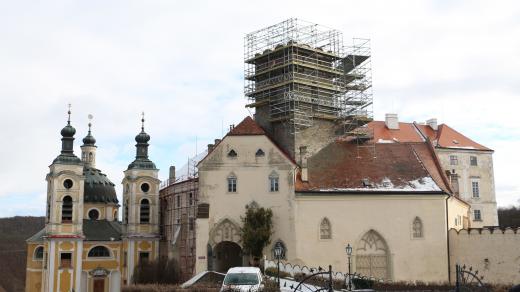 rekonstrukce věže zámku ve Vranově nad Dyjí