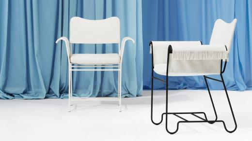 Kolekce Tropique: jídelní židle, designér Mathieu Matégot
