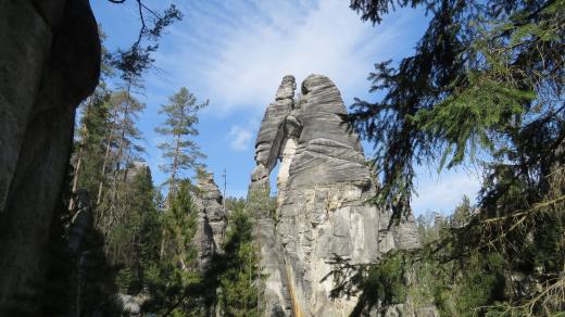 Národní přírodní rezervace Adršpašsko-teplické skály, Milenci
