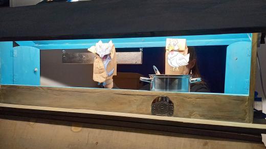 Pohádka Kameňačka z pytlíku v Muzeu loutek v Plzni