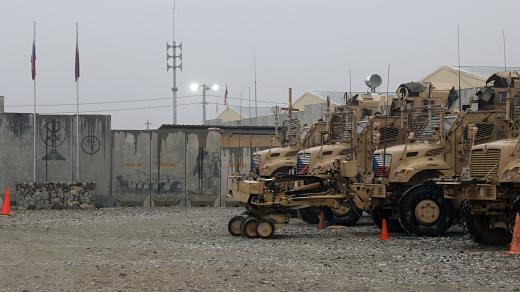 Česká vozidla MRAP (odolná proti výbuchu min) v Afghánistánu