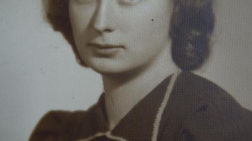 Jarmila Weinbergerová v listopadu 1941