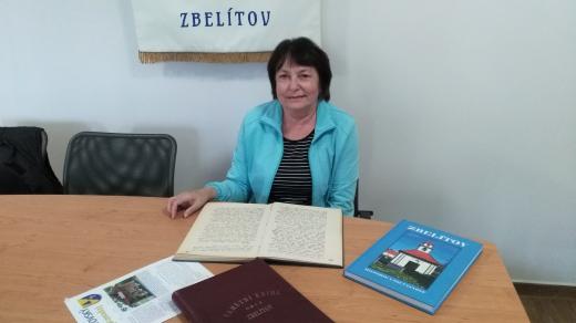 Ludmila Přibylová, kronikářka obce Zbelítov u Milevska