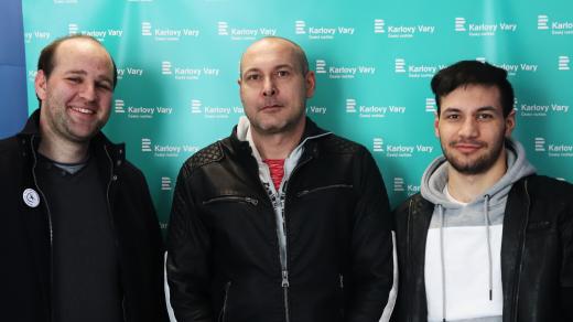 Zleva: Jan Hamar, Vojtěch Vaněk st., Vojtěch Vaněk ml.