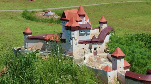 Miniatura hradu Pernštejn