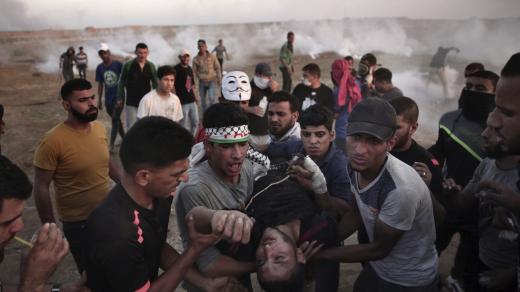 Demonstrace v Gaze
