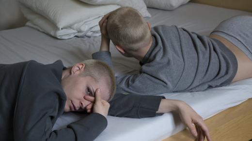 Tereza a Jana na fotografii pro Overall Office