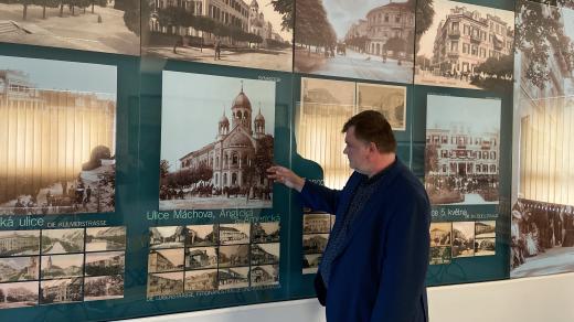 Fotografii synagogy je možné vidět ve františkolázeňském muzeu