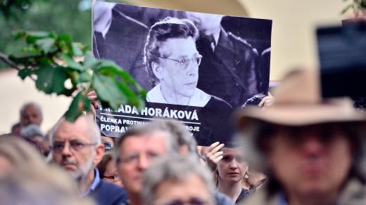 Vzpomínkové shromáždění, Milada Horáková, oběti komunismu (ilustr. foto)
