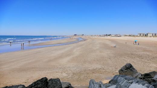 Pláž Punta Umbría nedaleko města Huelva u Atlantiku patří také rybářům