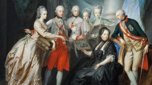 Heinrich Friedrich Füger: Marie Terezie s rodinou