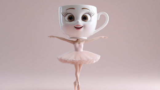 Ballerina Cappuccina je postavička generovaná umělou inteligencí