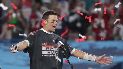 Tom Brady vyhrál po sedmé Super Bowl